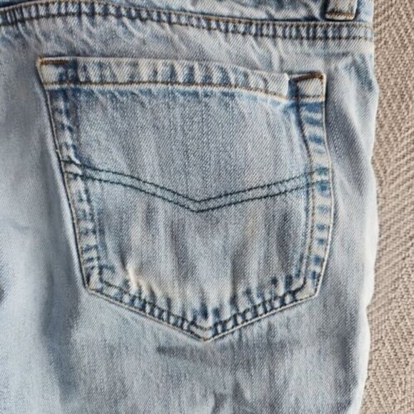 Schnee's Bozeman Montana Jeans Men's 34x29 Light Blue Wash Denim RN# 86069 C21 - Picture 13 of 16